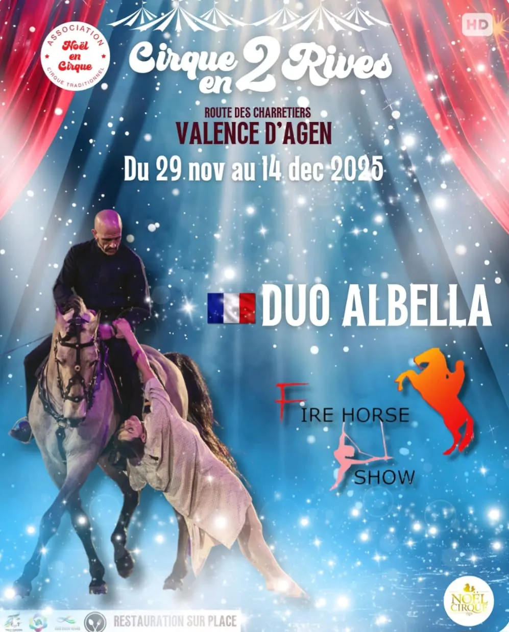 DUO ALBELLA avec un numéro plein de charme, de poésie et d'originalité